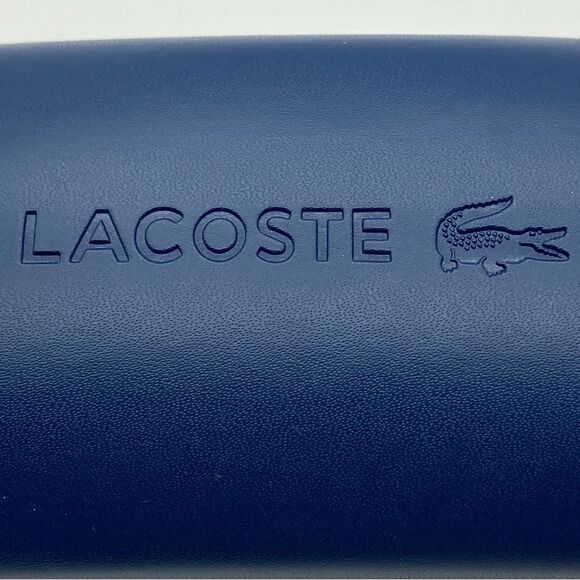 Lacoste Dark Blue Hard Clamshell Sunglasses Case NWOT - Picture 2 of 7
